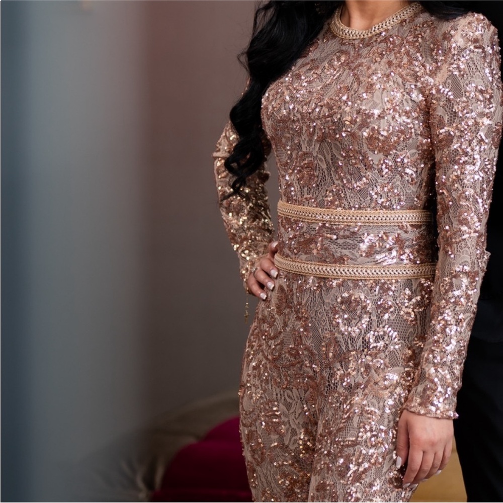 Elegant Sequin Embellished Dress